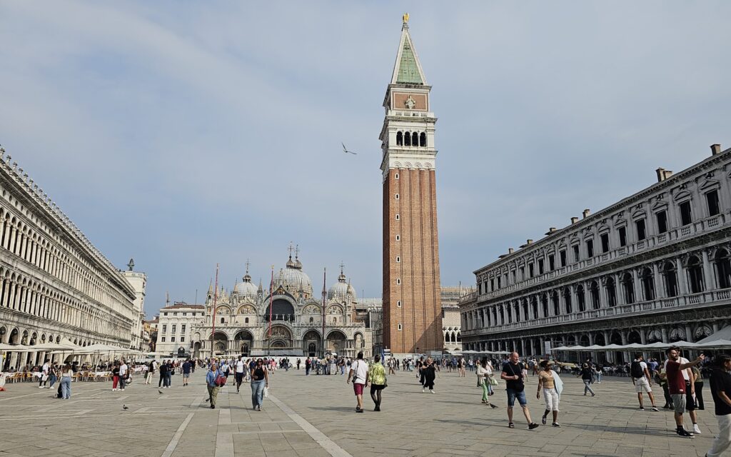 St Marks Square in Venice in the daytime