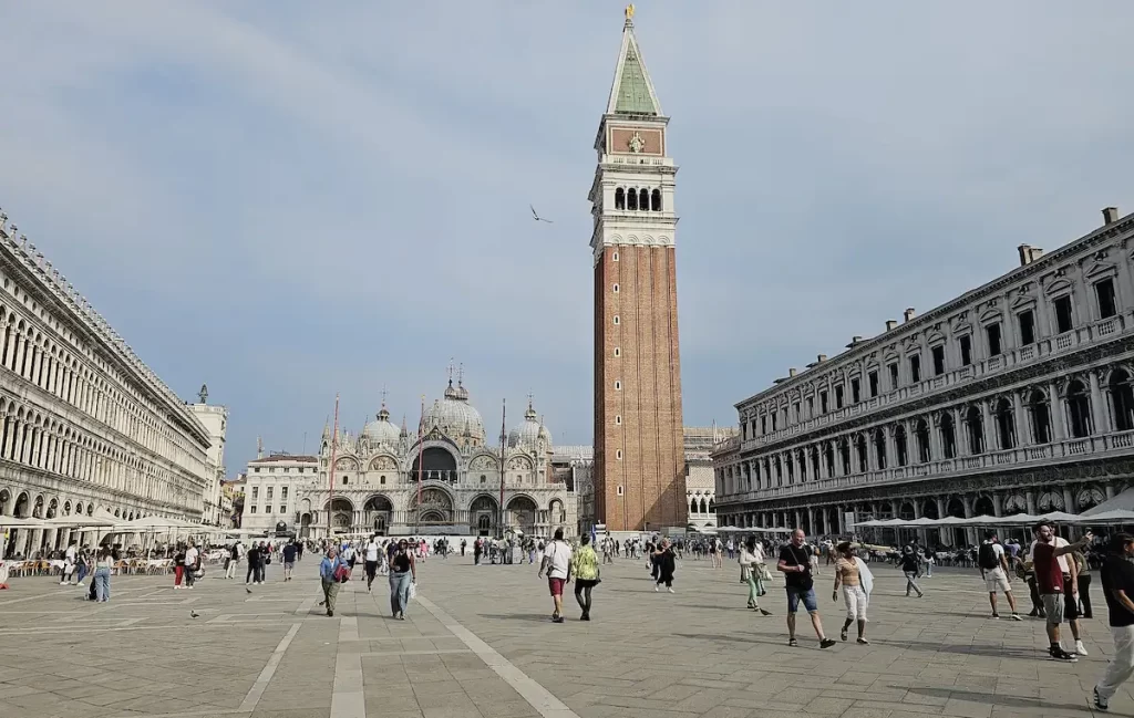 St Marks Square in Venice in the daytime