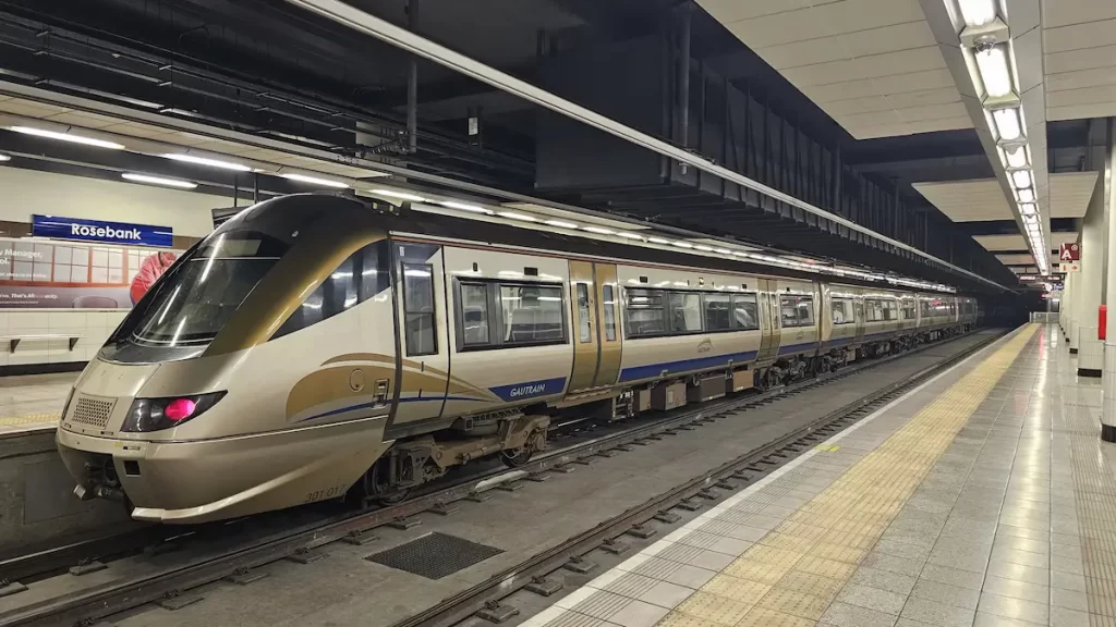 An underground train